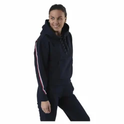 Relaxed Tape Hood Blue