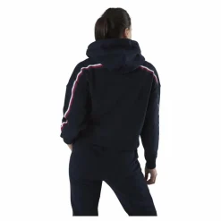 Relaxed Tape Hood Blue