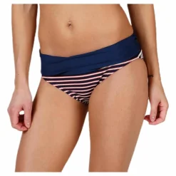 Retro Folded Brief Blue/Patterned