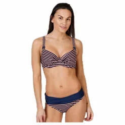 Retro Folded Brief Blue/Patterned