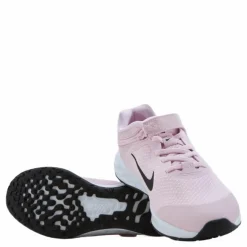 Revolution 6 FlyEase Big Kids' Easy On/Off Road Running Shoes PINK FOAM /BLACK