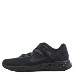Revolution 6 FlyEase Little Kids' Shoe BLACK/BLACK-DK SMOKE GREY