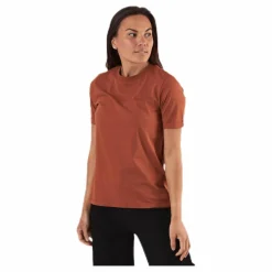 Ria Ss Fold Up Solid Tee Beige