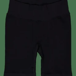 Ribbed Seamless Biker Shorts Black