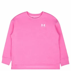 Rival Fleece Oversize Crew Pink Edge