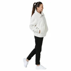 Rome Pile Jacket White