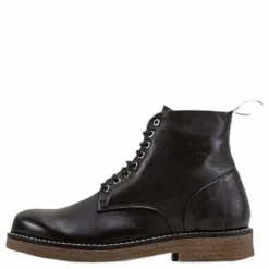 Rummy Leather Boots Black