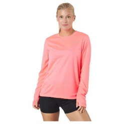 Run Favorite Ls Tee W Sunset Glow