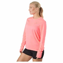 Run Favorite Ls Tee W Sunset Glow