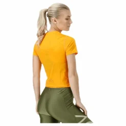 Running Division Top Crop Orange