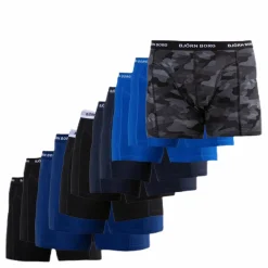 Sammy Solid Shorts 12-Pack Black