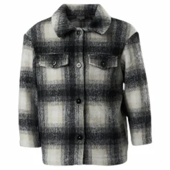 Sarah L/S Shacket Jacket Grey