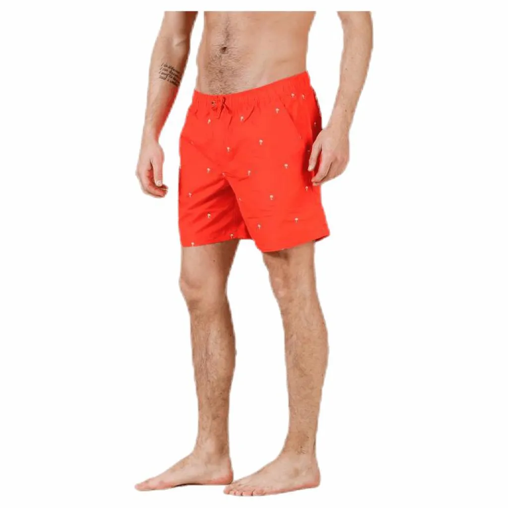 Scale Shorts Red