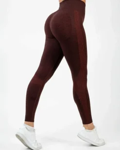 Seamless Booster Melange Tight Ruby