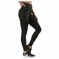 Seamless Camo Leggings Patterned/Black