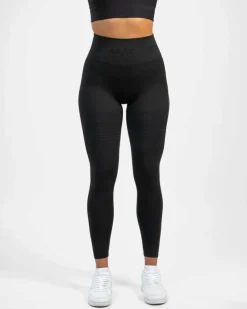 Seamless Signature Tights Black