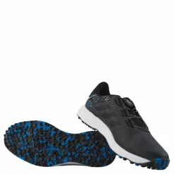 S2G BOA Wide Spikeless Golf Shoes Core Black / Core Black / Grey Six