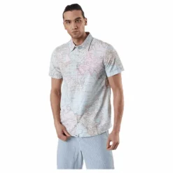 Shirt Short Sleeve Sandefjord Map Patterned