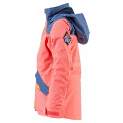 Shortleaf Dryride Parka Youth Orange/Blue