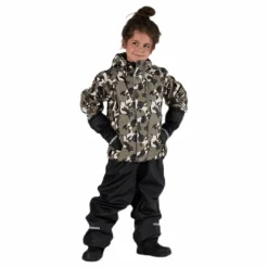 Skur Fodrat regnställ Patterned/Green