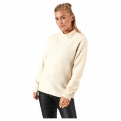 Skyla Ls O-Neck Wool Knit Grey