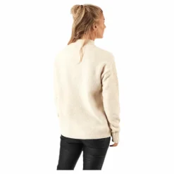 Skyla Ls O-Neck Wool Knit Grey