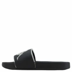 Slipper, Authentic Aqua 1 Black/Gold