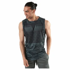 Sniper Green Sleeveless Tee Patterned/Green