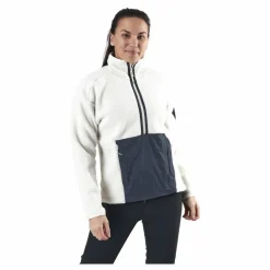Snowshelter Teddy Half Zip White