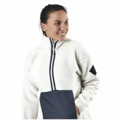 Snowshelter Teddy Half Zip White