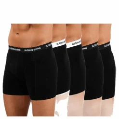 Solid Shorts 5-Pack Black