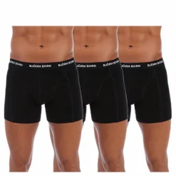 Solid Shorts 3-Pack Black