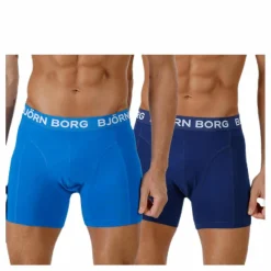Solid Shorts 2-Pack Blue