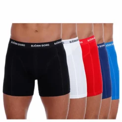 Solid Shorts 5-Pack Patterned