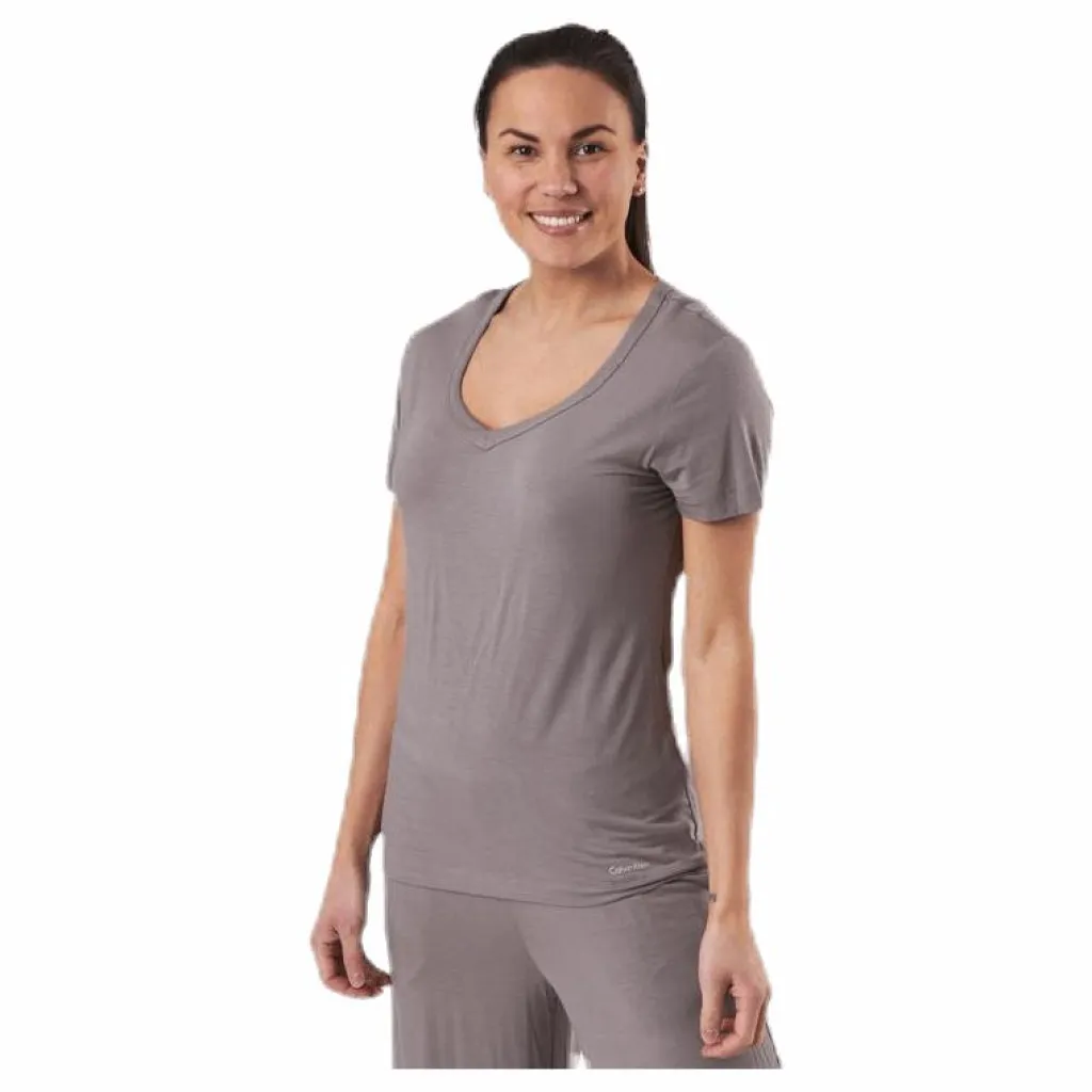 Sophisticated Modal S/S V-Neck Beige