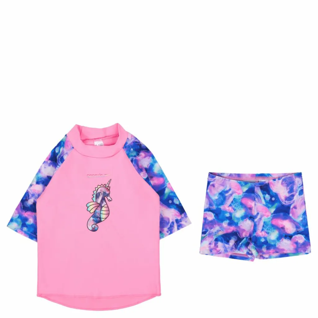 Speedo Bb Girl Pink Sunscreen Pink/blue