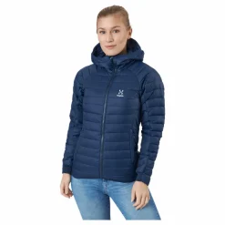 Spire Mimic Hood Women Tarn Blue Solid