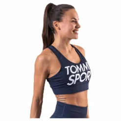 Sports Bra Logo Mid Blue