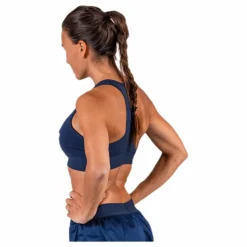 Sports Bra Medium Tri Logo Blue