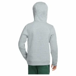 Sportswear Club Big Kids' Pullover Hoodie CARBON HEATHER/WHITE