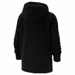 Sportswear Club Big Kids' Full-Zip Hoodie BLACK/BLACK/WHITE