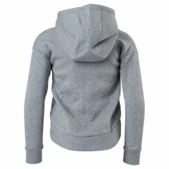 Sportswear Club Fleece Big Kids' (Girls') Full-Zip Hoodie CARBON HEATHER/WHITE