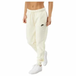 Sportswear Club Fleece Women's Mid-Rise Joggers COCONUT MILK/BLACK