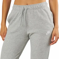 Sportswear Club Fleece Women's Mid-Rise Joggers DK GREY HEATHER/WHITE