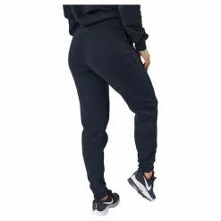 Sportswear Club Fleece Women's Mid-Rise Pants BLACK/WHITE