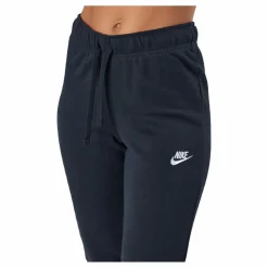 Sportswear Club Fleece Women's Mid-Rise Pants BLACK/WHITE