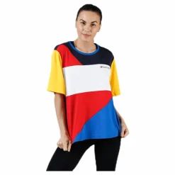 Statement Colourblock T-Shirt Red