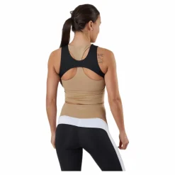 Sthlm Overlap Crop Top Beige