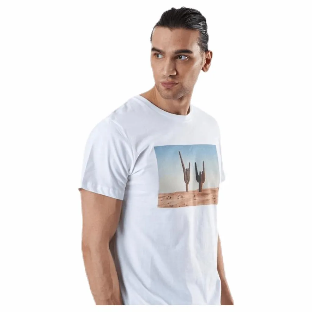 Stockholm Cactus Sign White