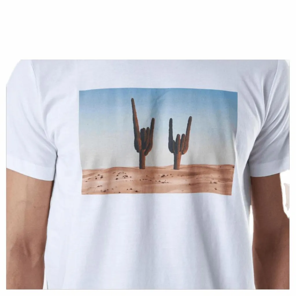 Stockholm Cactus Sign White